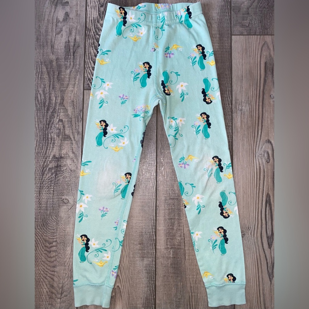 Hannah Andersson Organic Disney Princess Jasmine 2pc Pajamas Set Girl’s Size 6 7 - Picture 5 of 7